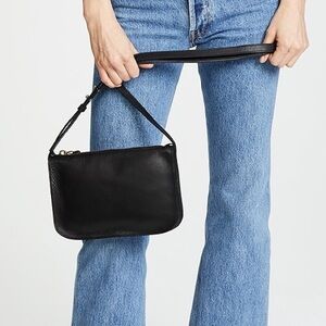 Madewell Black Leather The Simple Crossbody Bag